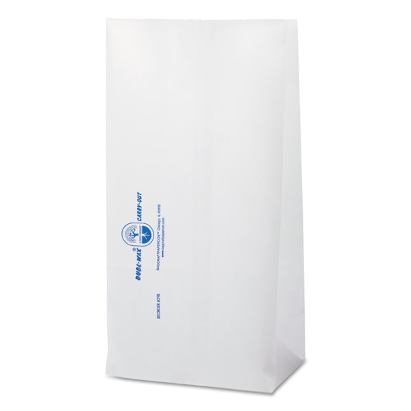 Bagcraft Dubl Wax SOS Bakery Bags, 6.13" x 12.38", White, PK1000 BGC 300298 - main